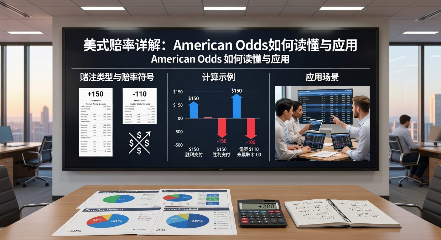 美式赔率 american odds 实战换算与读法